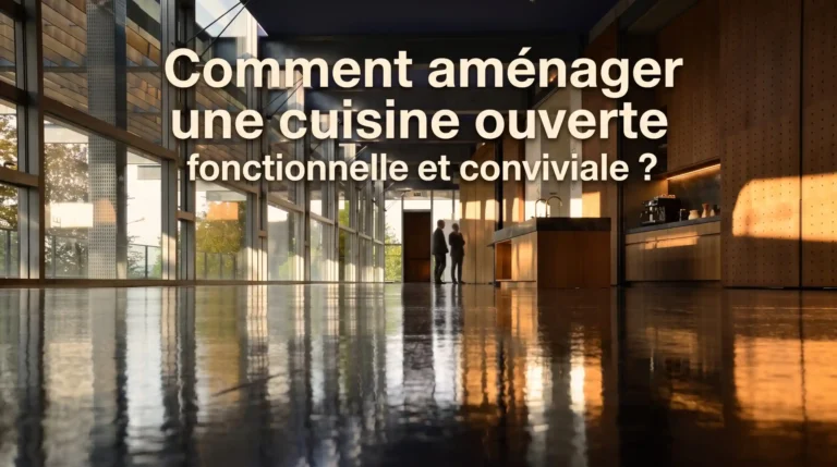 Comment aménager une cuisine ouverte fonctionnelle et conviviale ?