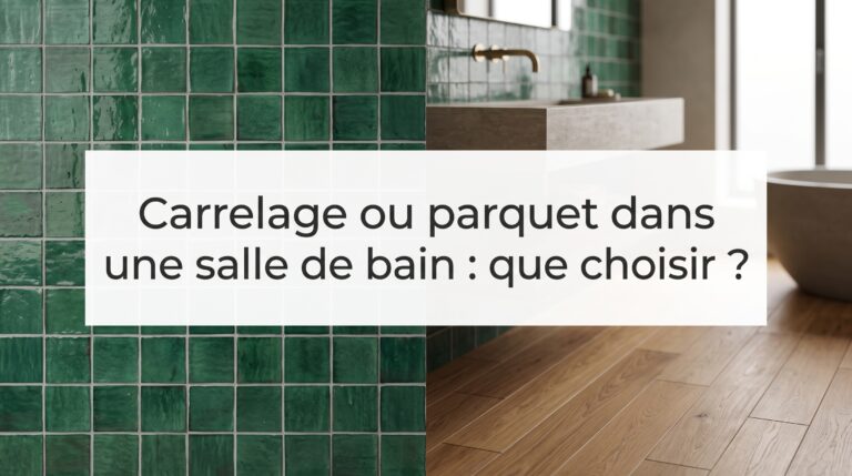 Carrelage ou parquet dans une salle de bain : que choisir ?