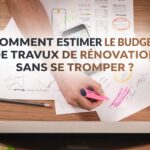 Image de couverture stylisée avec titre pour l’article Comment estimer le budget de travaux de rénovation sans se trompe…