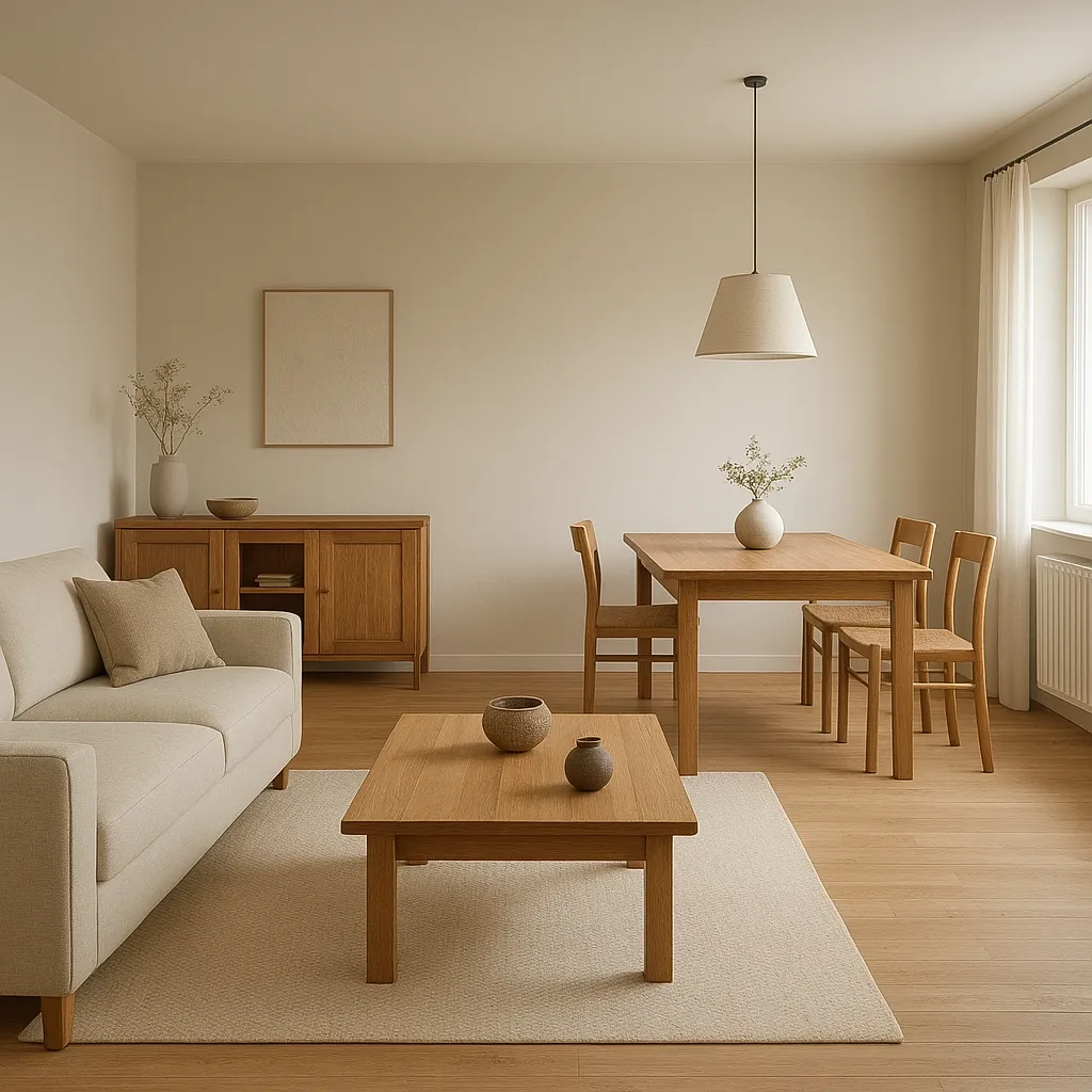 Matériaux écologiques pour rénover son intérieur : lesquels choisir et pourquoi ? 3 Intérieur rénové avec matériaux naturels et durables