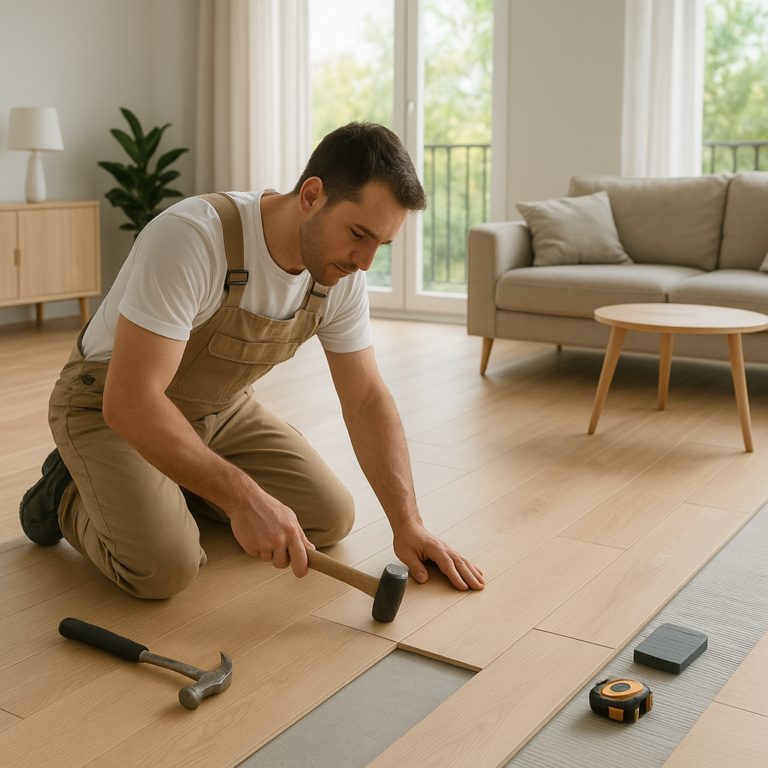 Prix de pose d’un parquet au m² : combien prévoir selon le type de parquet ?