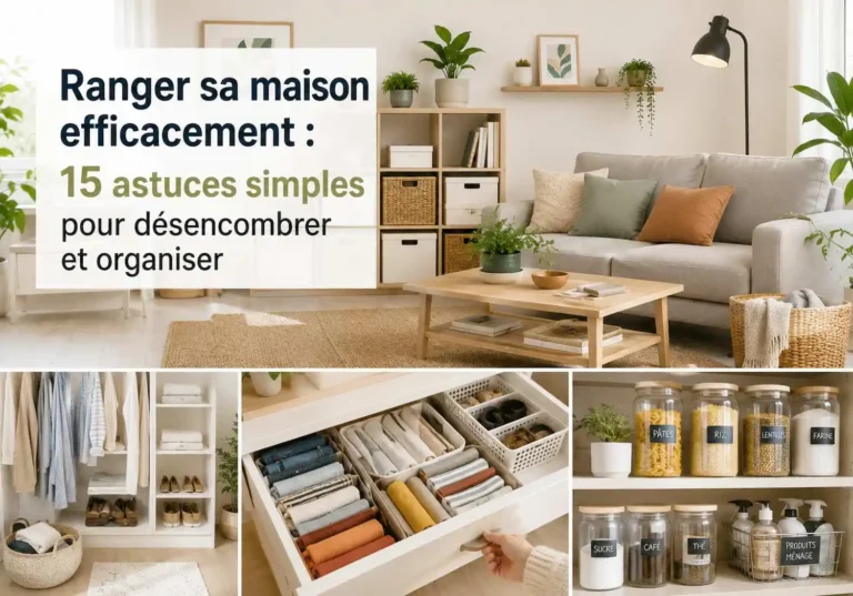 Ranger sa maison efficacement : 15 astuces simples pour désencombrer et organiser