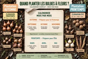 Quand planter les bulbes à fleurs ? Calendrier complet mois par mois