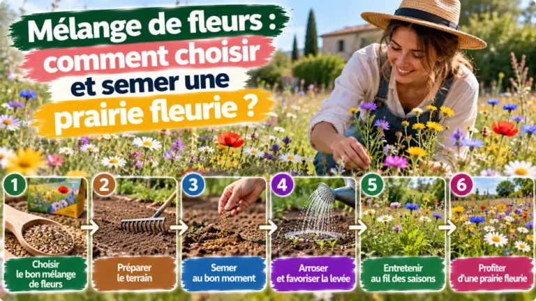 Mélange de fleurs : comment choisir et semer une prairie fleurie ?